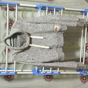 Hollister Gray Textured Sweater